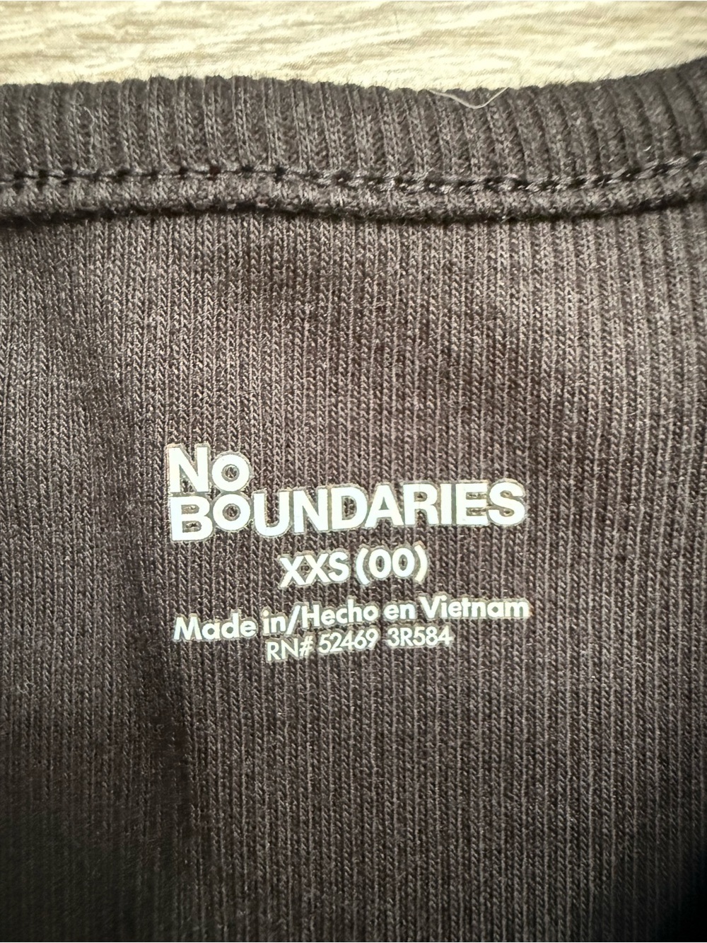 No Boundaries Women’s XXS (00) Black Slim Casual Tank Dress NWT - Picture 3 of 7